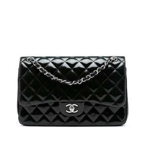 Chanel Jumbo Classic Patent Double Flap