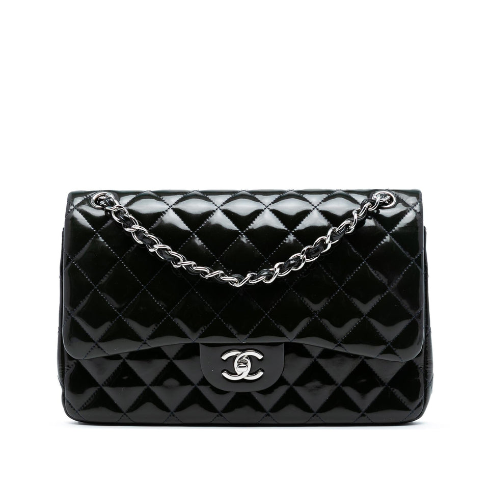 Chanel Jumbo Classic Patent Double Flap