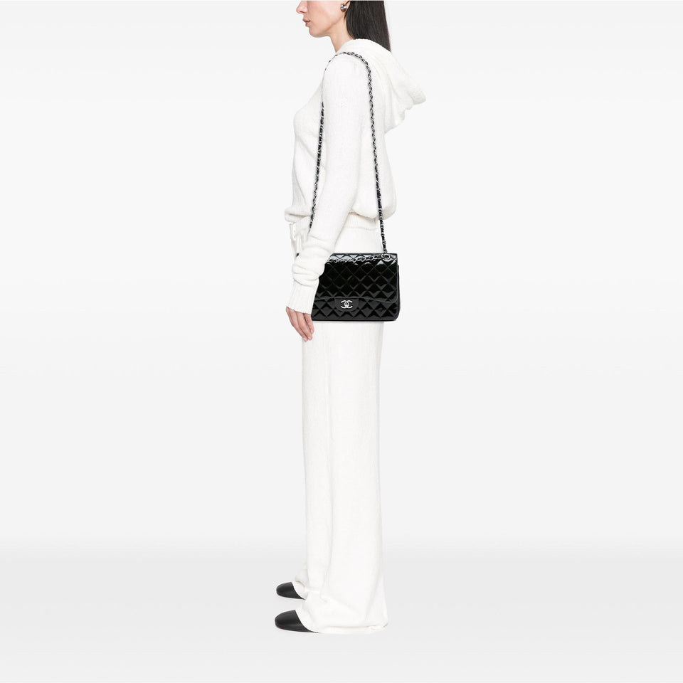 Chanel Jumbo Classic Patent Double Flap