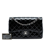 Chanel Jumbo Classic Patent Double Flap