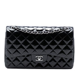 Chanel Jumbo Classic Patent Double Flap