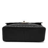 Chanel Jumbo Quilted Caviar Double Sided Flap