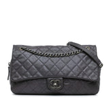Chanel Jumbo Quilted Iridescent Caviar Easy Flap