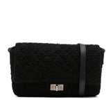 Chanel Jumbo Reissue 2.55 Quilted Tweed Easy Messenger Flap