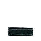 Chanel Lace Overlay Goatskin Wallet On Chain