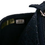 Chanel Lace Overlay Goatskin Wallet On Chain