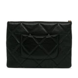 Chanel Lambskin 19 Clutch Bag (SHG-iQPavE)