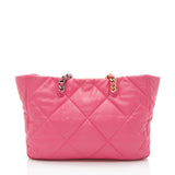 Chanel Lambskin 19 East/West Shopping Tote