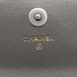 Chanel Lambskin 19 Flap Coin Purse With Chain