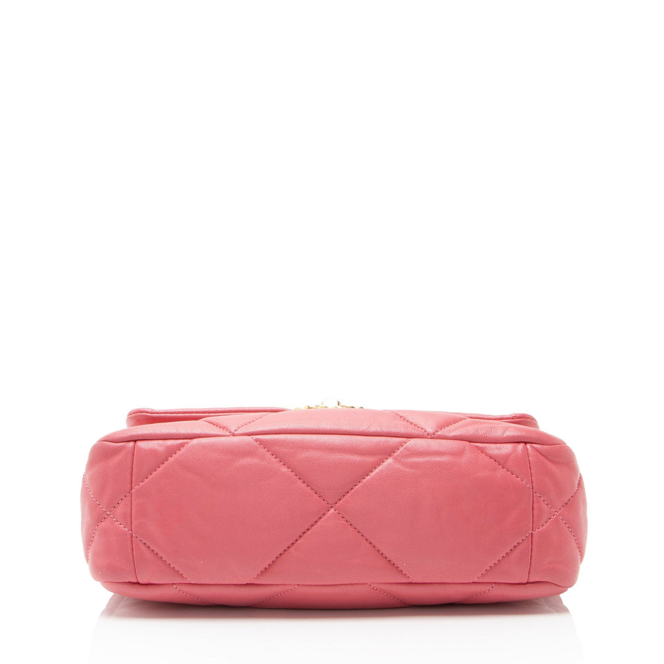 Chanel Lambskin 19 Medium Flap Shoulder Bag
