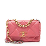 Chanel Lambskin 19 Medium Flap Shoulder Bag
