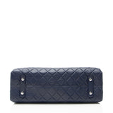 Chanel Lambskin 3 Accordion Shopping Tote