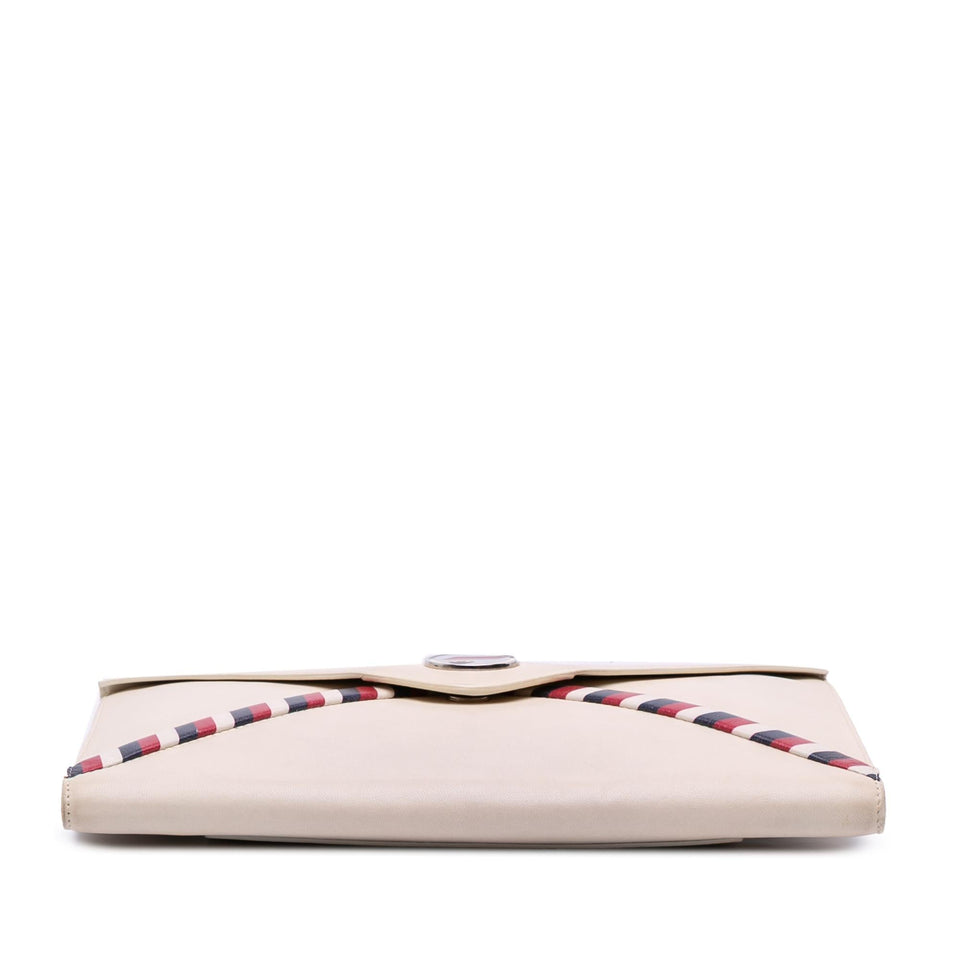 Chanel Lambskin Airlines Envelope Clutch