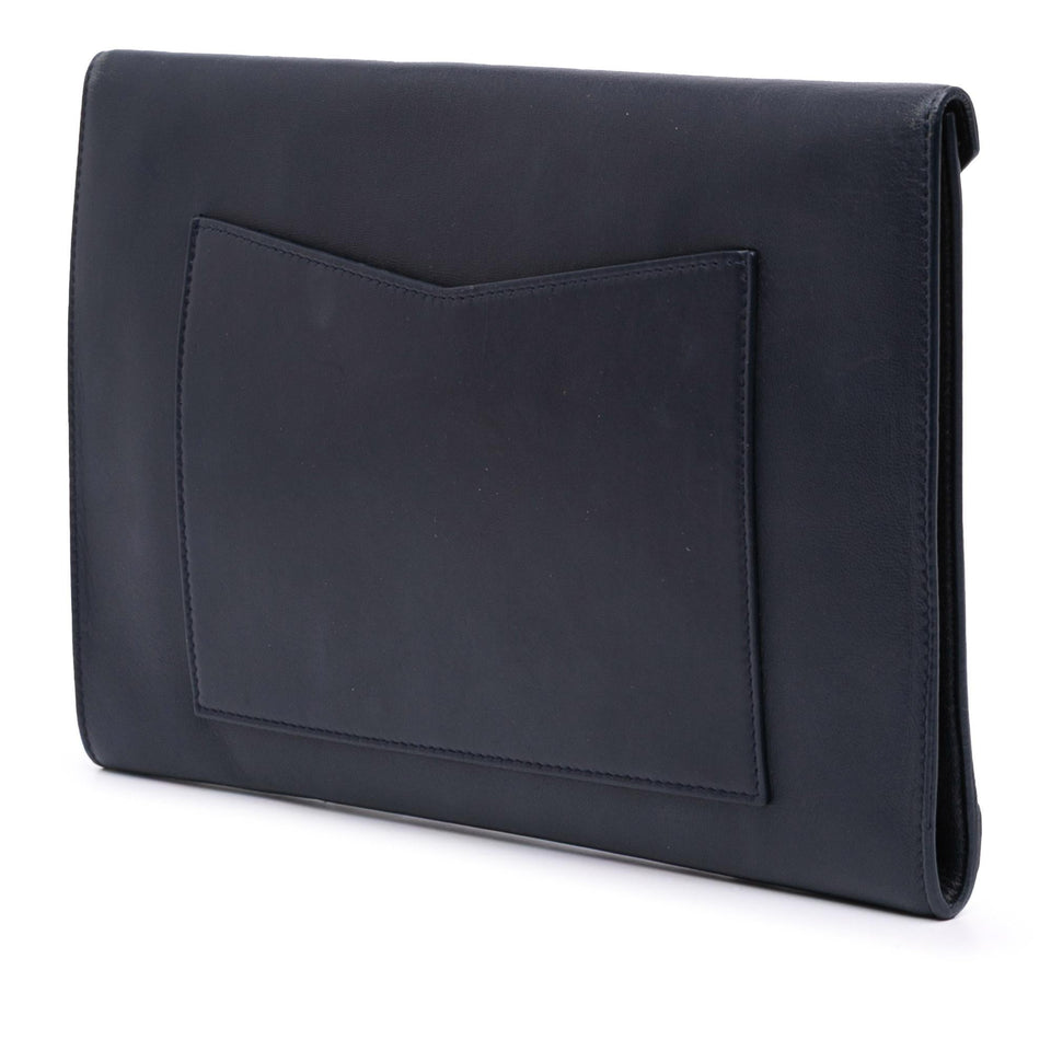 Chanel Lambskin Airlines Envelope Clutch