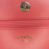 Chanel Lambskin Boy Wallet On Chain