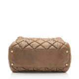 Chanel Lambskin Bubble Quilt Satchel