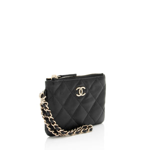 Chanel Lambskin CC Pochette