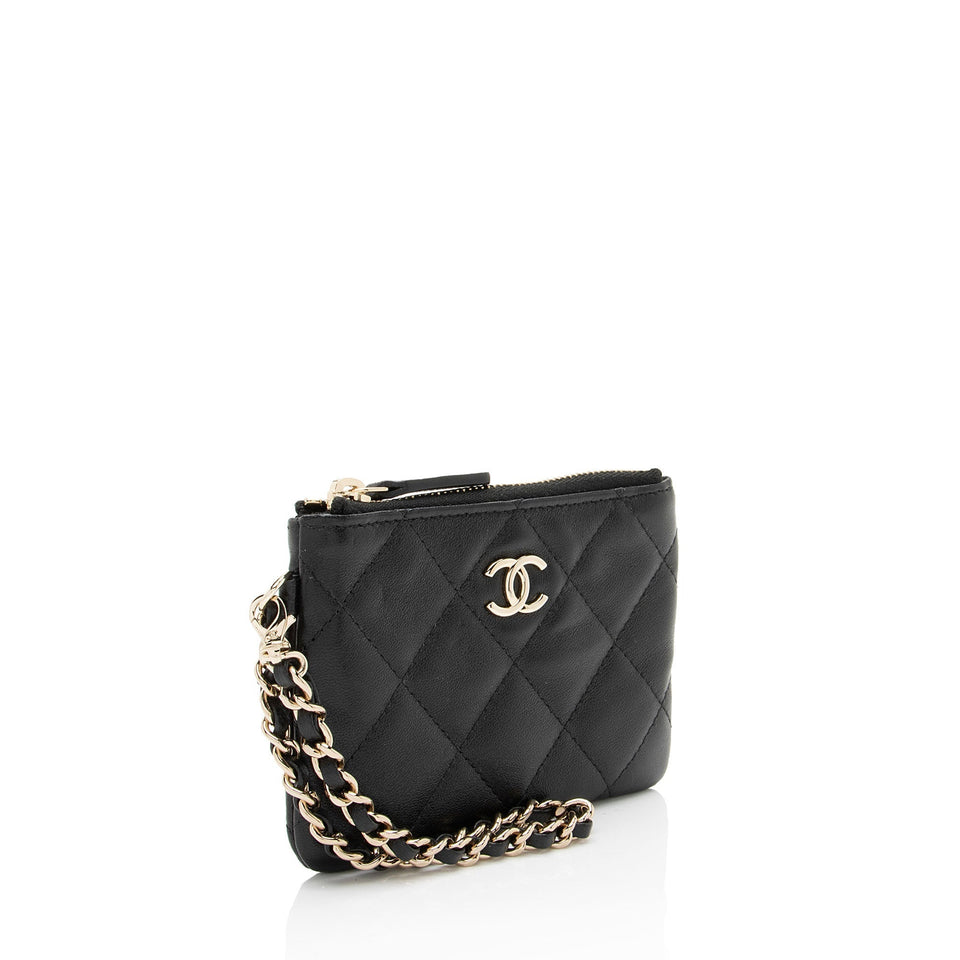 Chanel Lambskin CC Pochette