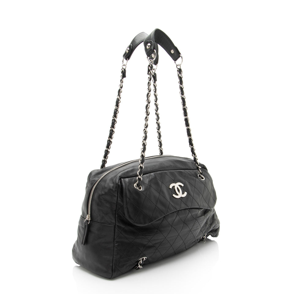 Chanel Lambskin Chain Around Flap Tote