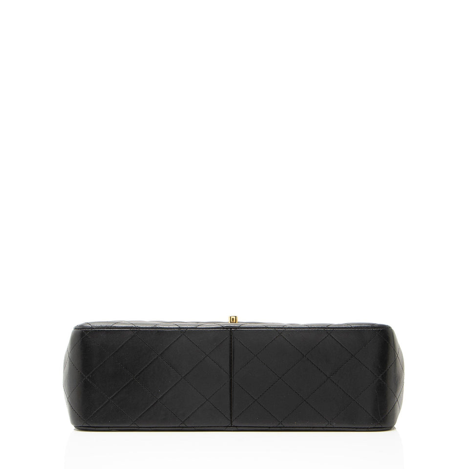 Chanel Lambskin Classic Jumbo Double Flap Bag