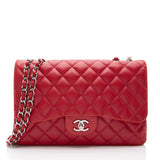 Chanel Lambskin Classic Jumbo Single Flap Bag