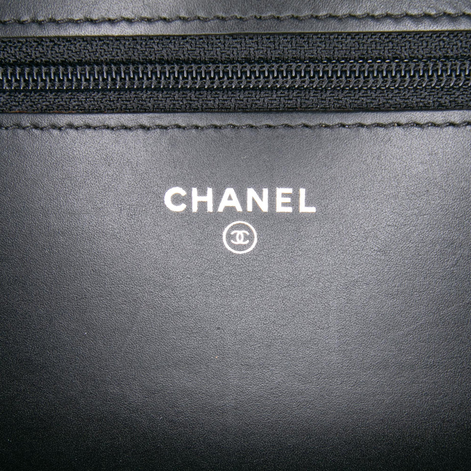 Chanel Lambskin Coco Boy Wallet On Chain