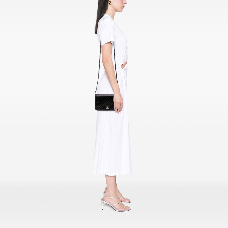 Chanel Lambskin Coco Boy Wallet On Chain