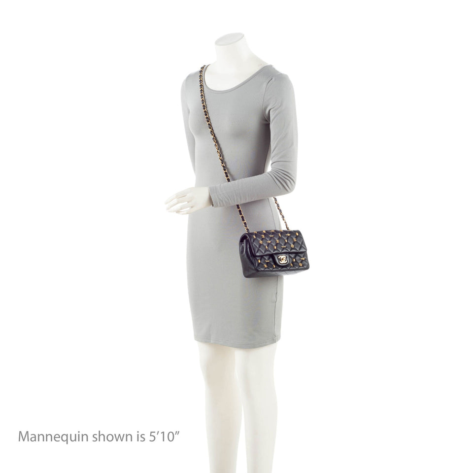 Chanel Lambskin Egyptian Amulet Rectangular Mini Flap Bag