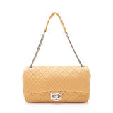 Chanel Lambskin Icons Secret Label Jumbo Flap Bag