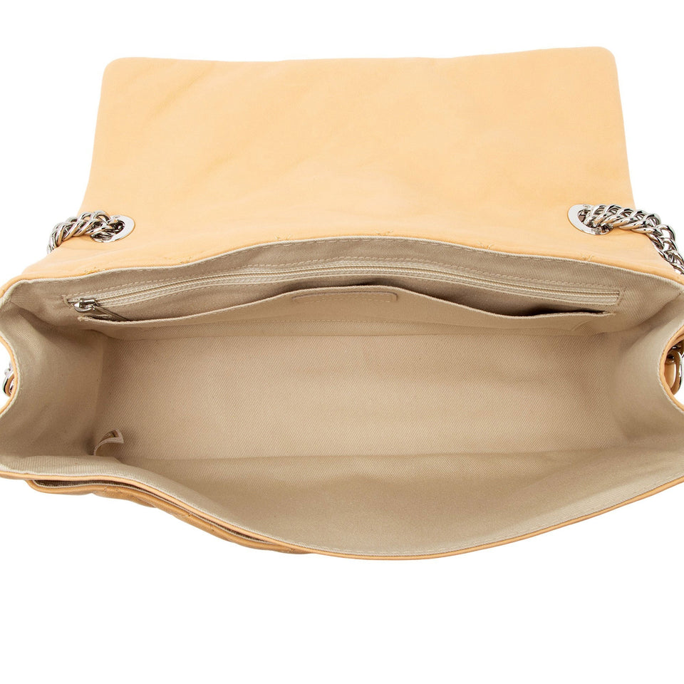 Chanel Lambskin Icons Secret Label Jumbo Flap Bag