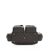 Chanel Lambskin Ligne Cambon Mini Reporter Satchel (SHF-19510)