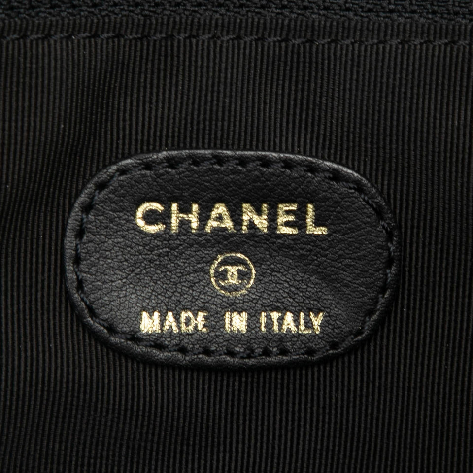 Chanel Lambskin Logo Messenger Bag