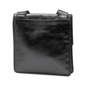 Chanel Lambskin Logo Messenger Bag