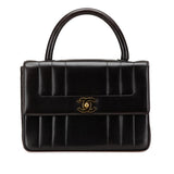 Chanel Lambskin Mademoiselle Kelly Top Handle Bag