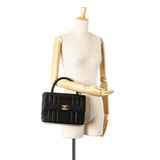 Chanel Lambskin Mademoiselle Kelly Top Handle Bag