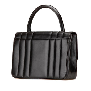 Chanel Lambskin Mademoiselle Kelly Top Handle Bag