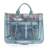 Chanel Lambskin PVC Coco Splash Medium Tote (SHF-y19ZqH)