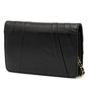 Chanel Lambskin Pyramid Wallet On Chain