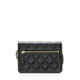 Chanel Lambskin Romance Mini Wallet on Chain