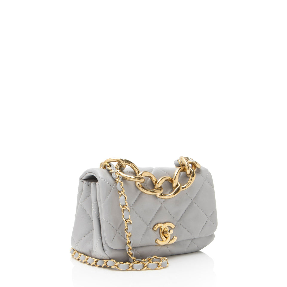 Chanel Lambskin Color Match Mini Flap Bag