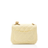 Chanel Lambskin Sweet Camellia Square Mini Flap Bag