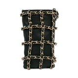 Chanel Lambskin Tech Me Out Clutch With Chain (SHG-lnyegU)