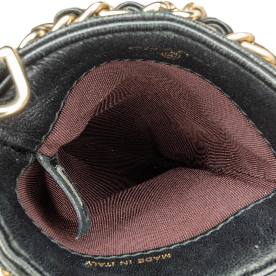 Chanel Lambskin Tech Me Out Clutch With Chain (SHG-lnyegU)