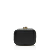 Chanel Lambskin Top Handle Mini Vanity Case
