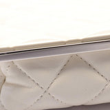 Chanel Lambskin and Acrylic Kiss Clutch with Chain