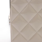 Chanel Lambskin and Acrylic Kiss Clutch with Chain