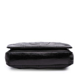 Chanel Lambskin and Patent Patchwork Brooklyn Flap