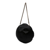 Chanel Lambskin and Satin Camellia Flower Evening Bag