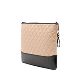Chanel Large Aged Calfskin Gabrielle O Case Clutch