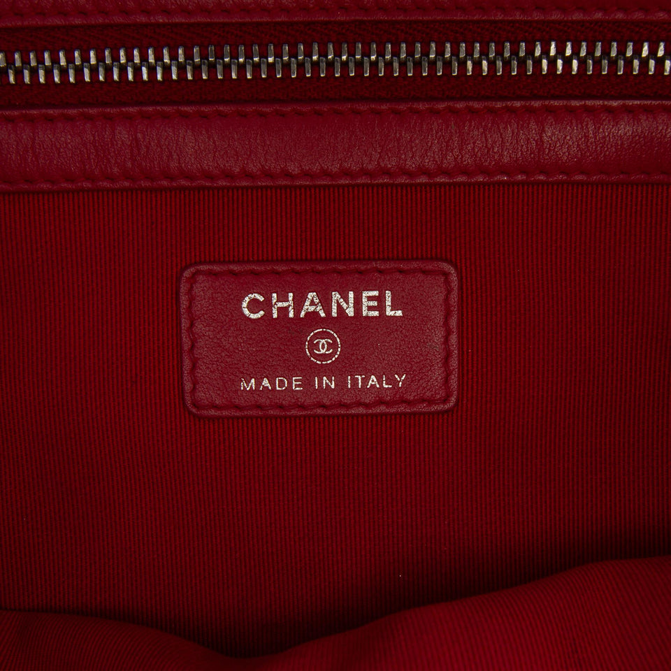 Chanel Large Aged Calfskin Gabrielle O Case Clutch